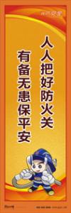 消防標語 消防宣傳標語 消防知識宣傳標語 人人把好防火關-有備無患保平安