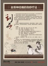 中醫(yī)院宣傳圖片 中醫(yī)刮痧圖片 坐骨神經(jīng)痛的刮痧療法