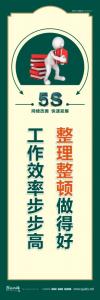 5s現(xiàn)場(chǎng)管理口號(hào) 整理整頓做得好工作效率步步高