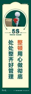 5s車(chē)間標(biāo)語(yǔ) 整頓用心做徹底處處整齊好管理