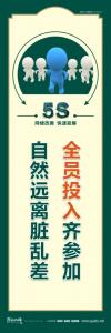 企業(yè)5s宣傳標語 全員投入齊參加自然遠離臟亂差