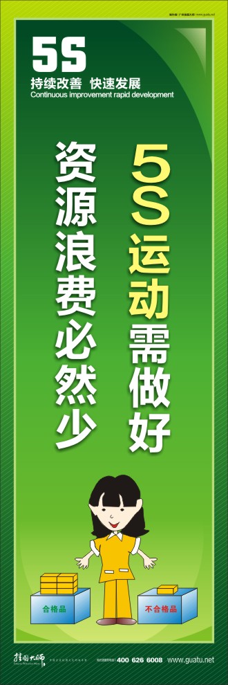 5S運(yùn)動(dòng)需做好，資源浪費(fèi)必然少