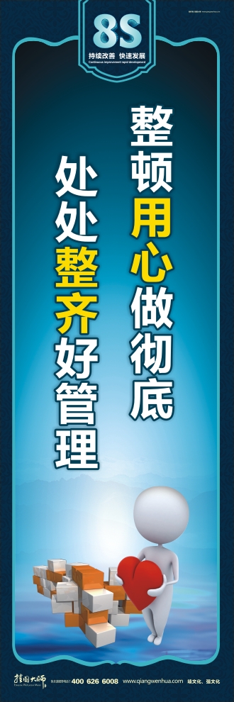 8s圖片 整頓用心做徹底 處處整齊好管理