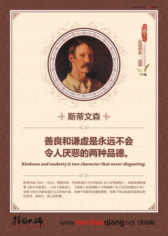 道德名言 德育教育名言 善良和謙虛是永遠(yuǎn)不會(huì)令人厭惡的兩種品德